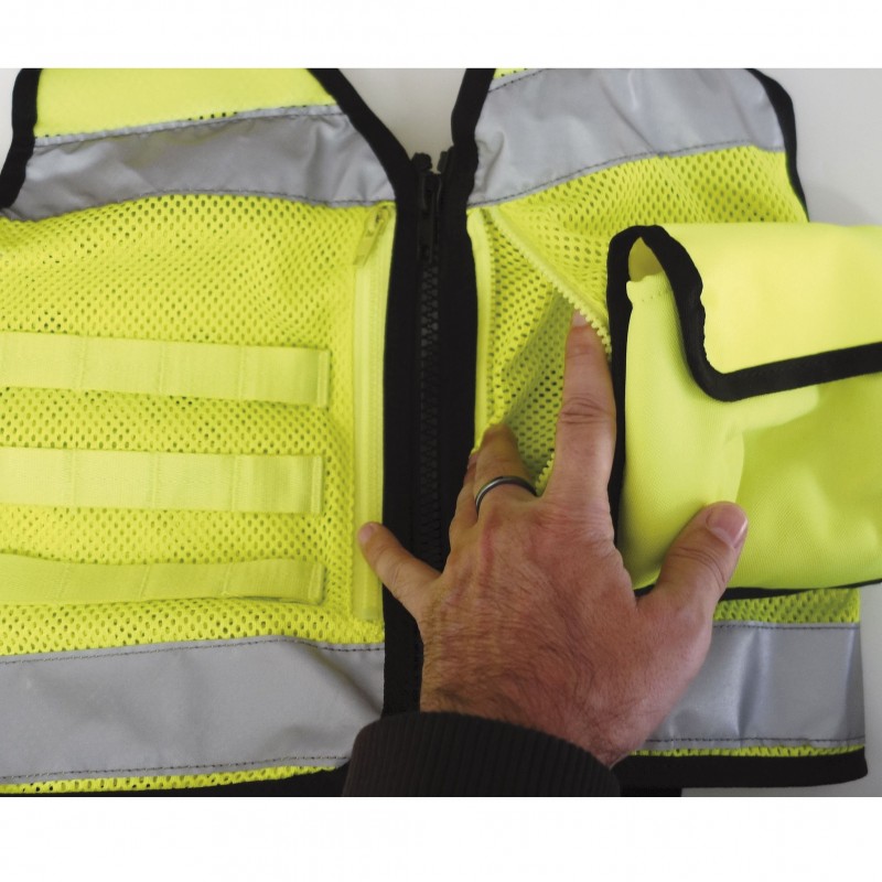 GILET INTERVENTION HAUTE VISIBILITE