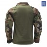 CHEMISE DE COMBAT TYPE UBAS COTON VERT ARMÉE ET CAMO CE