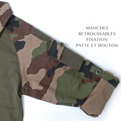 CHEMISE DE COMBAT TYPE UBAS COTON VERT ARMÉE ET CAMO CE CHEMISE DE COMBAT TYPE UBAS COTON VERT ARMÉE ET CAMO CE