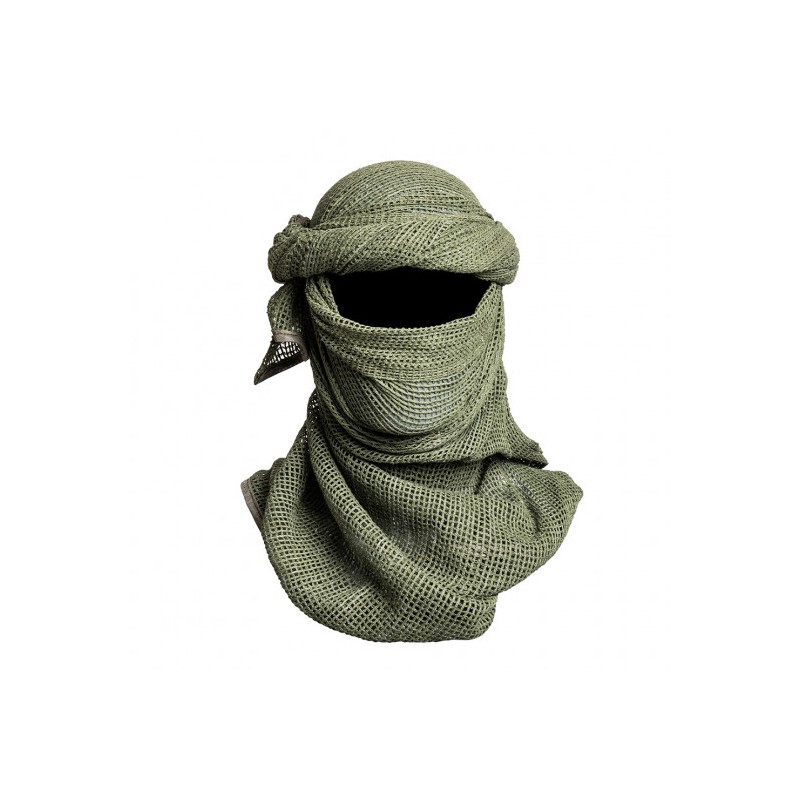 Filet écharpe Touareg vert olive