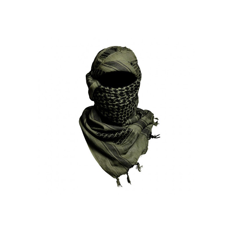 Shemagh Touareg vert olive