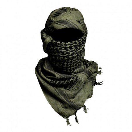 Shemagh Touareg vert olive