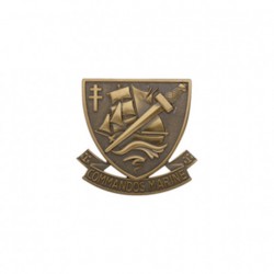 Insigne de béret bronze Commando de Marine