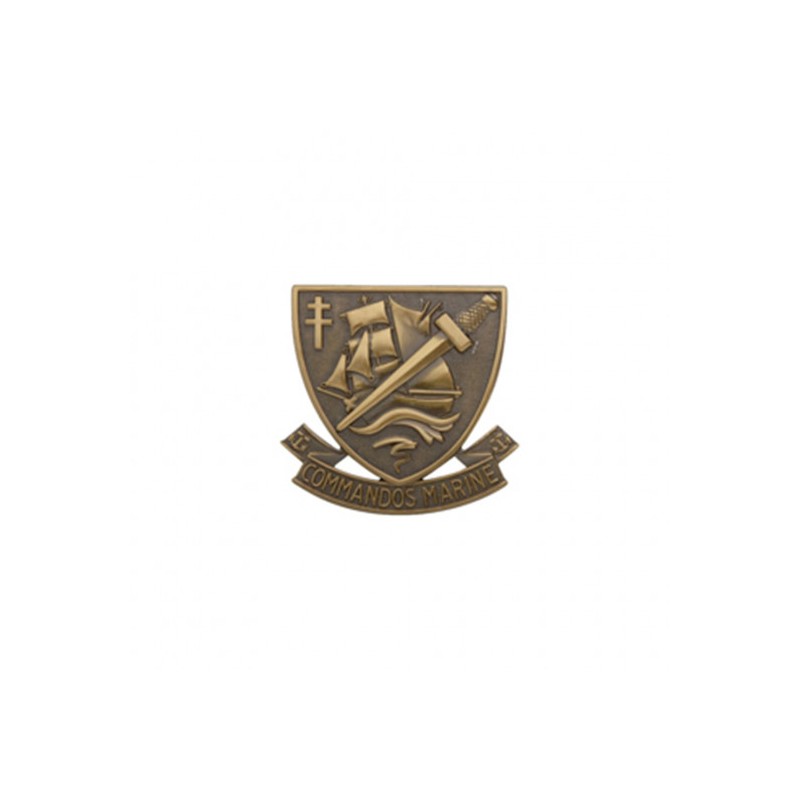 Insigne de béret bronze Commando de Marine