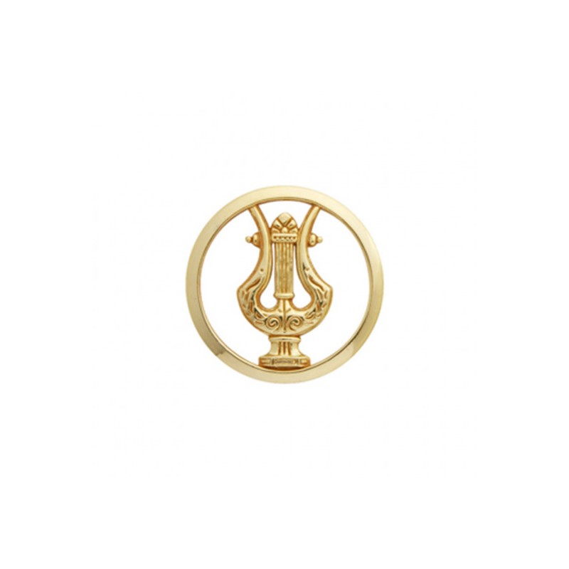 Insigne de béret doré Musique