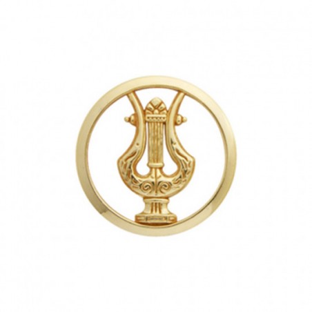 Insigne de béret doré Musique
