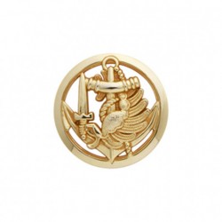 Insigne de béret doré Parachutiste Colonial