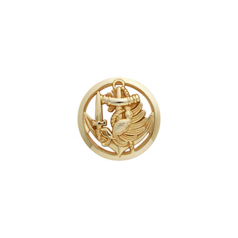 Insigne de béret doré Parachutiste Colonial