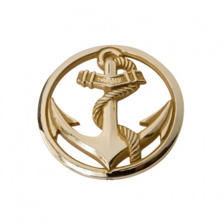 Insigne de béret doré Troupes de Marine