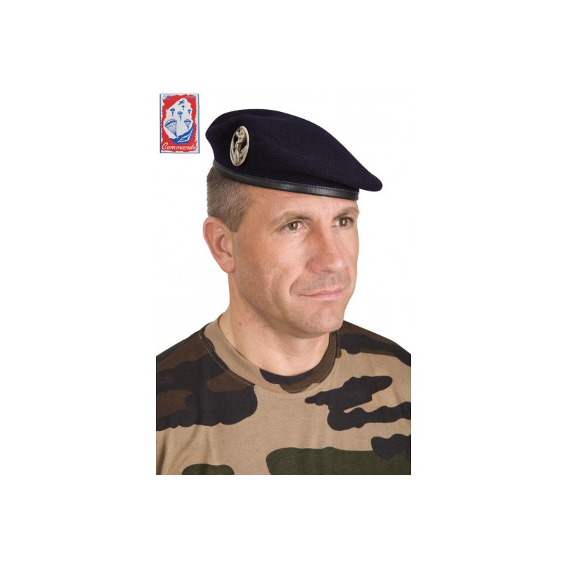 Béret commando bleu marine
