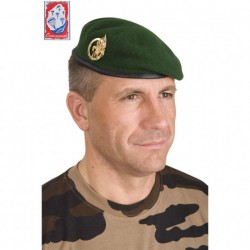 Béret commando Troupes Aéroportées amarante Béret commando Troupes Aéroportées amarante