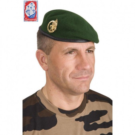 Béret commando Troupes Aéroportées amarante