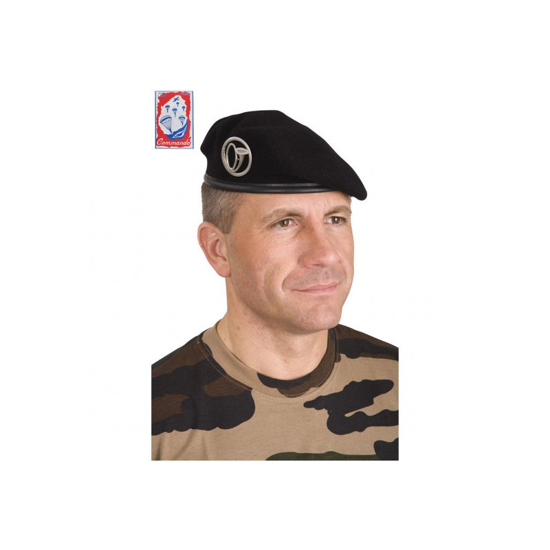 Béret commando Chasseurs noir