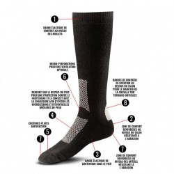 Chaussettes Hiver noir Chaussettes Hiver noir