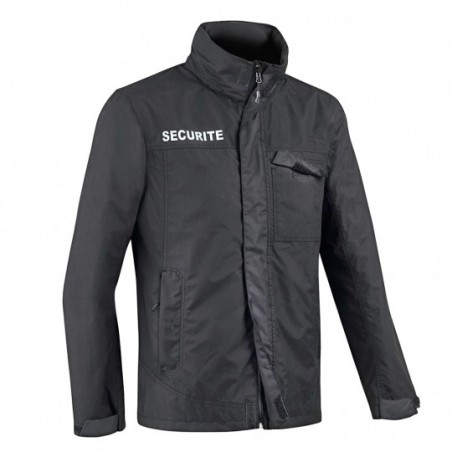 Parka coupe-vent Sécu-One sécurité noir