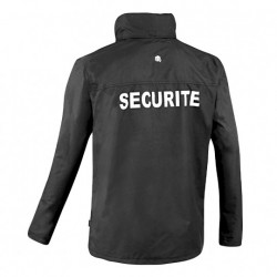 Parka coupe-vent Sécu-One sécurité noir Parka coupe-vent Sécu-One sécurité noir