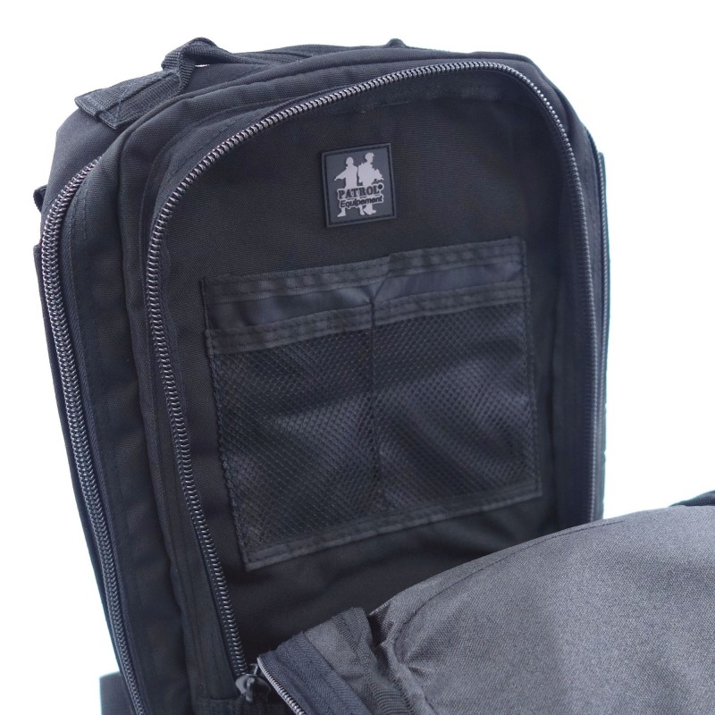 SAC A DOS ASSAULT PACK AVEC SYSTEME MOLLE DECOUPE LASER 22L noir