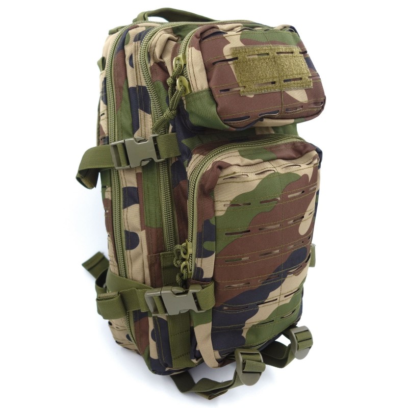 SAC A DOS ASSAULT PACK AVEC SYSTEME MOLLE DECOUPE LASER 22L  camouflage