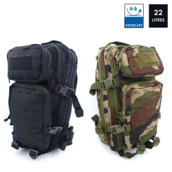 SAC A DOS ASSAULT PACK AVEC SYSTEME MOLLE DECOUPE LASER 22L  camouflage