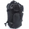 SAC A DOS ASSAULT PACK SYSTEME MOLLE DECOUPE LASER 27L noir