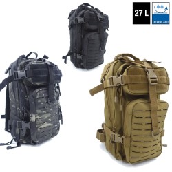 SAC A DOS ASSAULT PACK SYSTEME MOLLE DECOUPE LASER 27L coyote