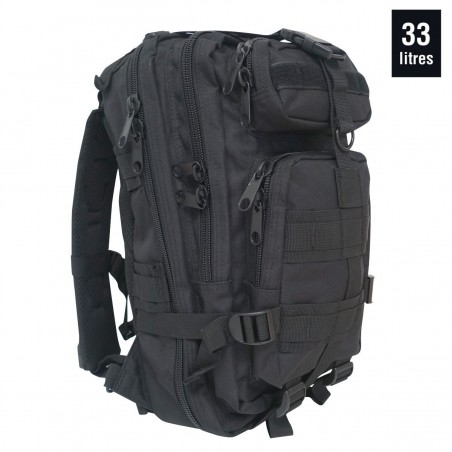 SAC A DOS TACTICAL 33 LITRES noir