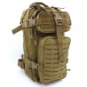SAC A DOS ASSAULT PACK SYSTEME MOLLE DECOUPE LASER 27L noir