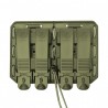 Porte-chargeur double côte à côte Bungy 8BL vert olive pour M4/AR15