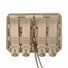 Porte-chargeur double côte à côte Bungy 8BL tan pour M4/AR15
