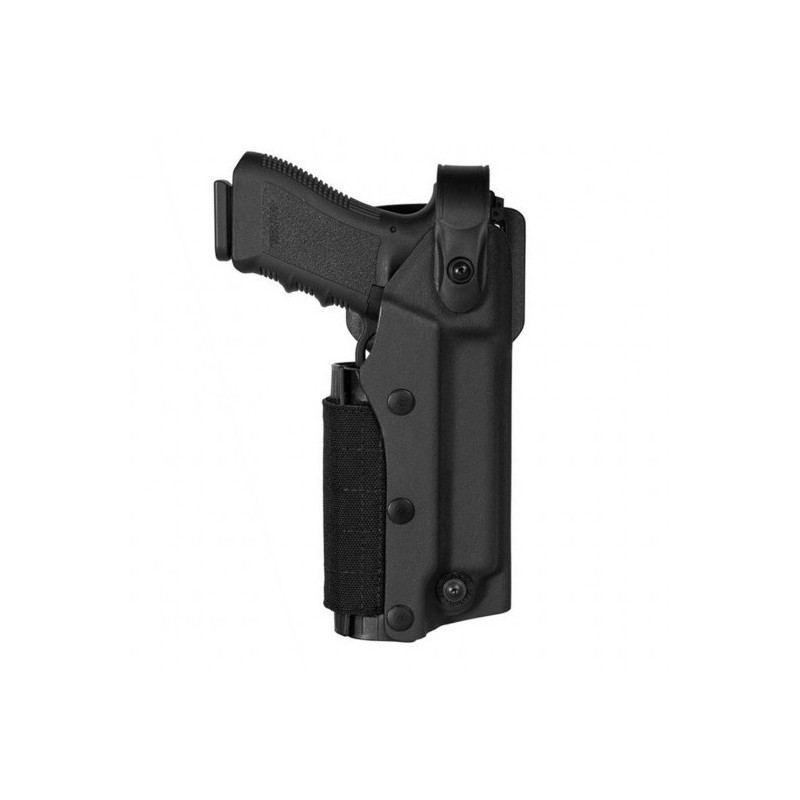 Holster Zoom VKZ8 noir pour GLOCK 17/18/19/22/23 avec lampe/laser