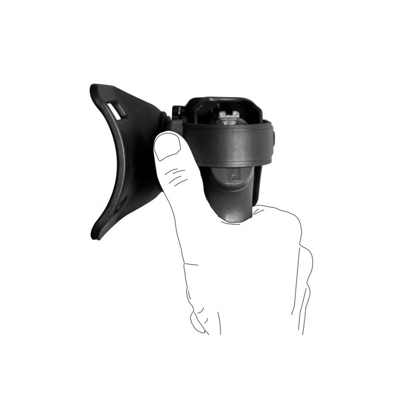 Holster Vegatek Duty VKD8 noir pour REVOLVER 4''