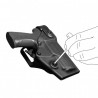 Holster Vegatek Duty VKD8 noir pour REVOLVER 4''