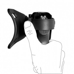 Holster Vegatek Duty VKD8 noir pour REVOLVER 4''