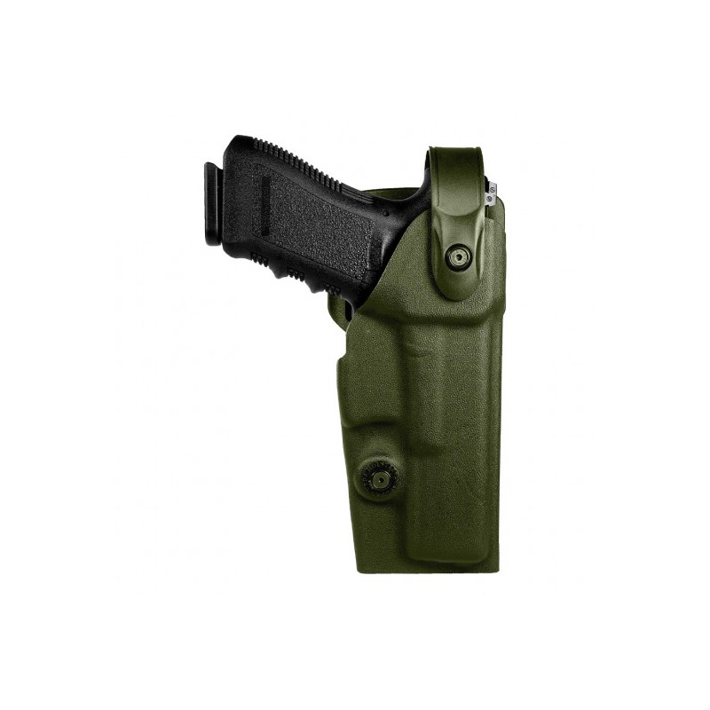 Holster Vegatek Duty VKD8 vert olive pour GLOCK 17/19/22/23