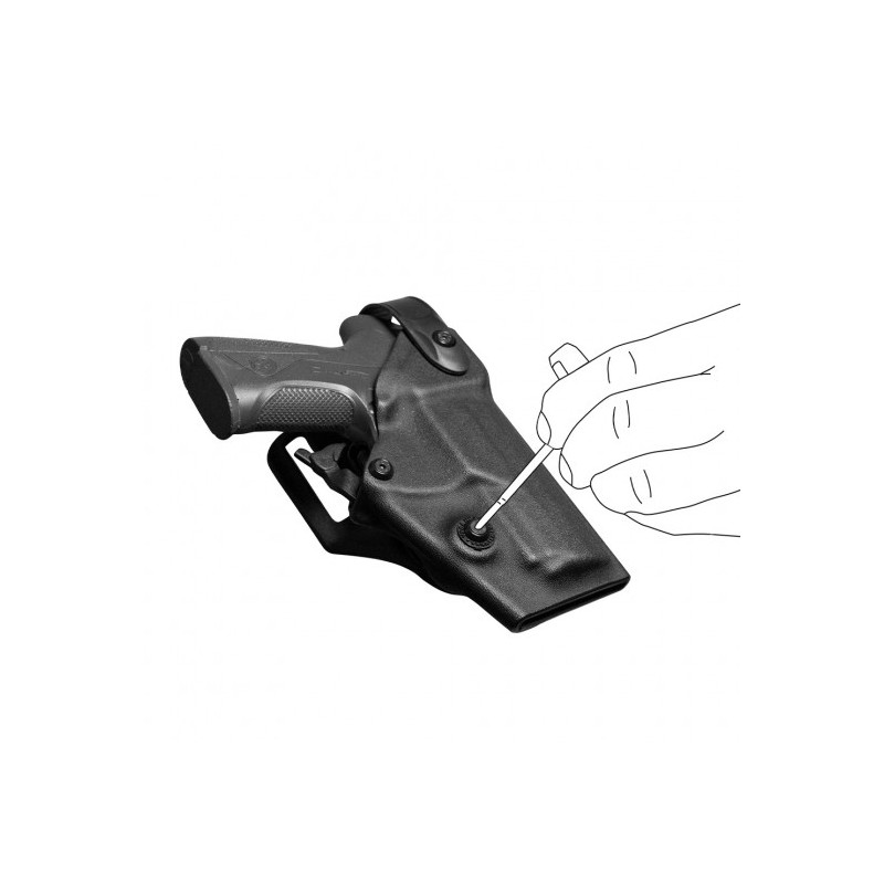 Holster Vegatek Short VKS8 noir pour SIG PRO 2022