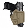 Holster Vegatek Short VKS8 tan pour PAMAS MAS-G1