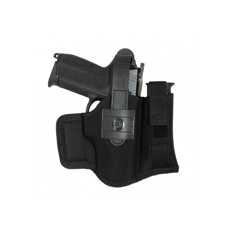 Holster ambidextre Cordura® FB2 noir avec porte-chargeur