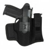 Holster ambidextre Cordura® FB2 noir avec porte-chargeur