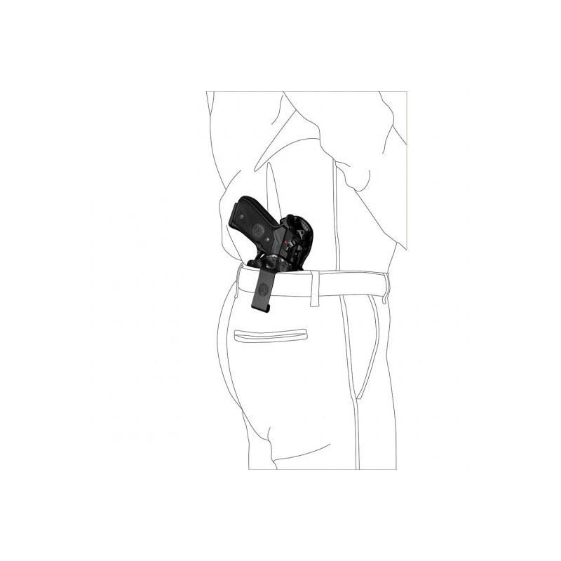 Holster ambidextre inside Cordura® IA265 noir
