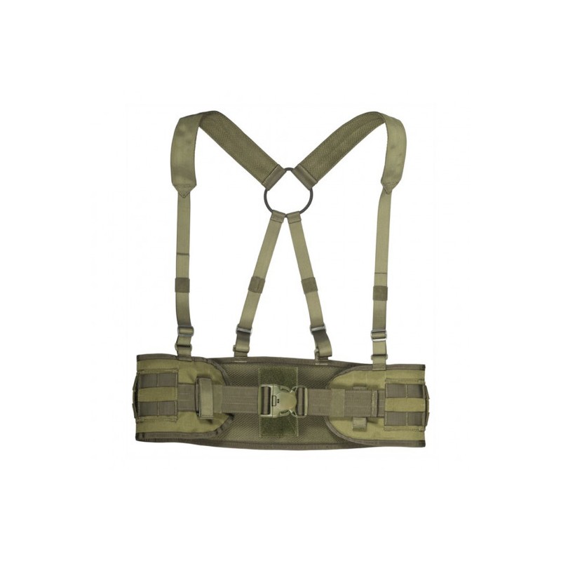 Ceinture tactique de confort avec brelage 2V30 vert olive