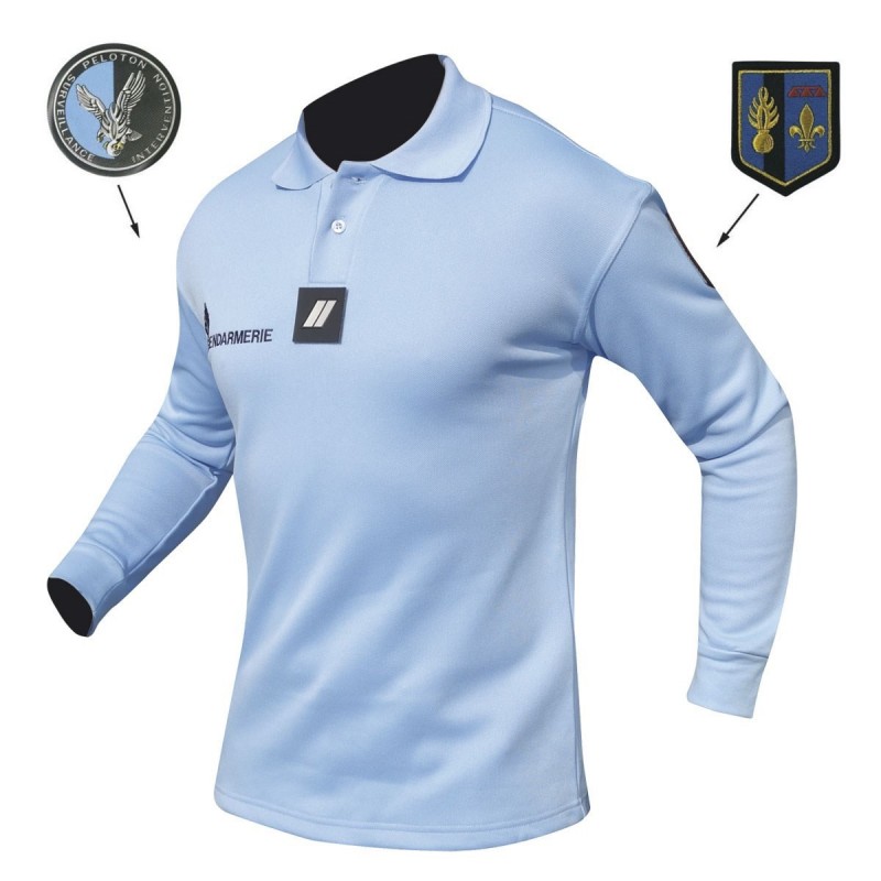 POLO BLEU GENDARMERIE HOMME