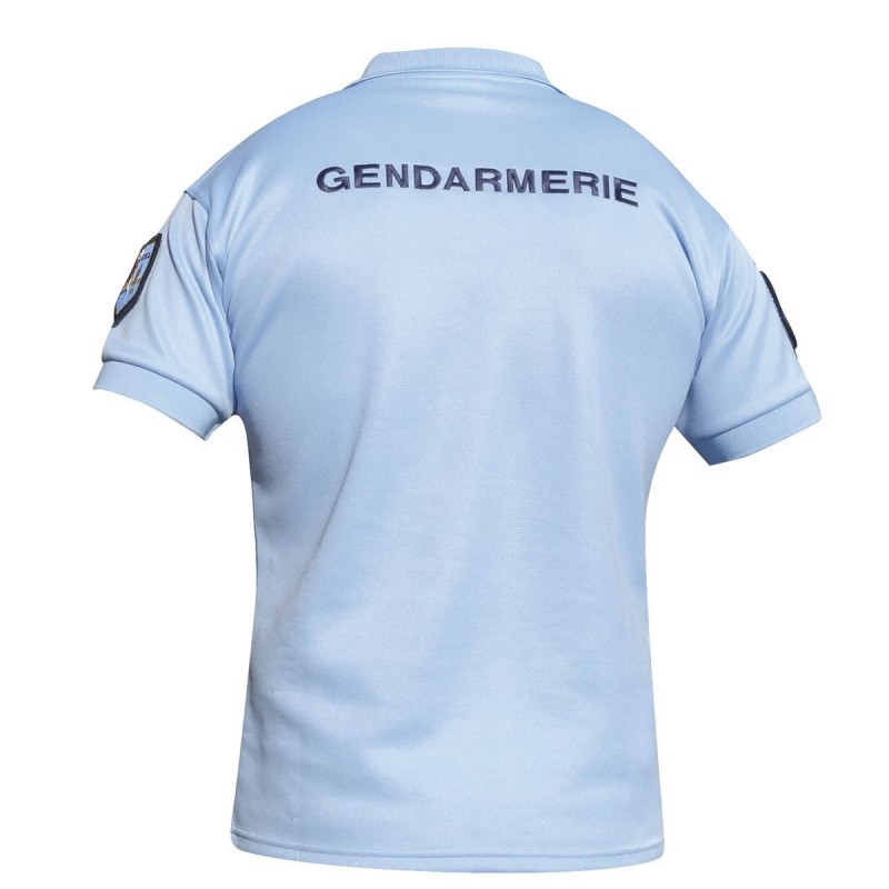 POLO BLEU GENDARMERIE HOMME ALLEGE