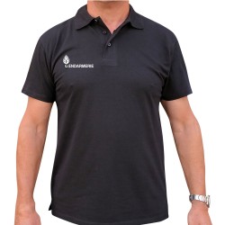 POLO NOIR MC IMPRIME GENDARMERIE POLO NOIR MC IMPRIME GENDARMERIE