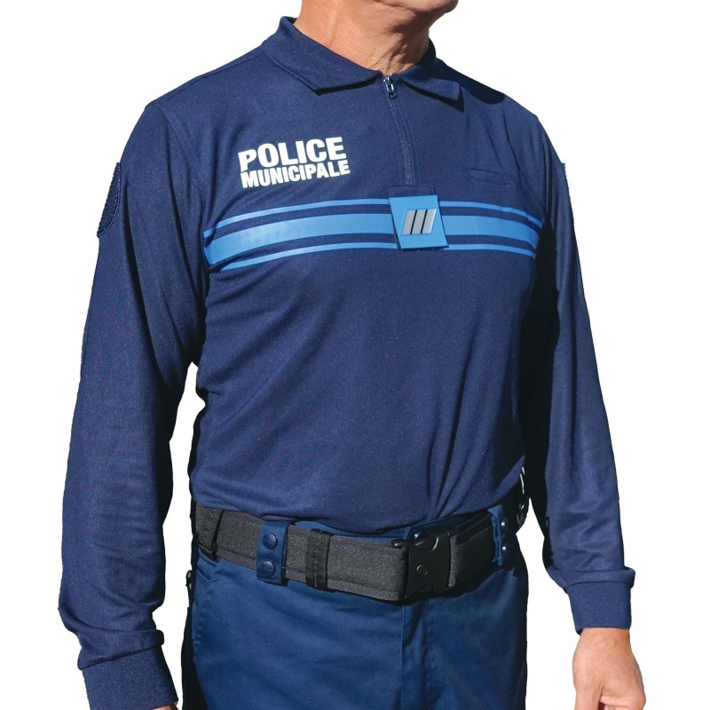 POLO POLICE MUNICIPALE MANCHES LONGUES COOLDRY
