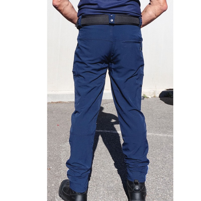 PANTALON INTERVENTION LEGER MAT BLEU FITTE POLICE MUNICIPALE