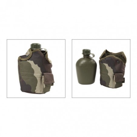 GOURDE US 1L + HOUSSE SYSTEME "MOLLE"