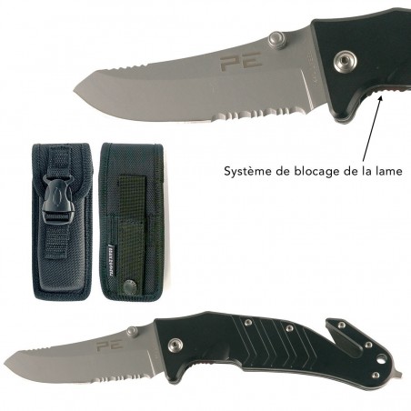 COUTEAU COUPE SANGLE ET BRISE VITRE