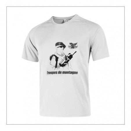 TEE SHIRT COTON TROUPES DE MONTAGNE