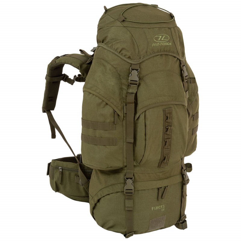 SAC À DOS FORCES 66L OLIVE
