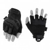 Gants longs à fenêtre en cuir Vega OG39 vert OD